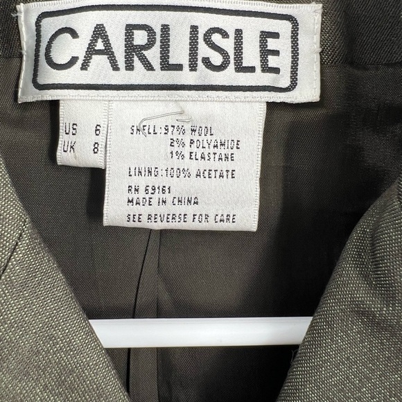 Carlisle grey wool blazer size 6 - Picture 3 of 7